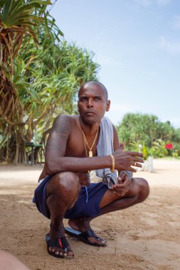 Sri Lanka sahilde yerel ikamet