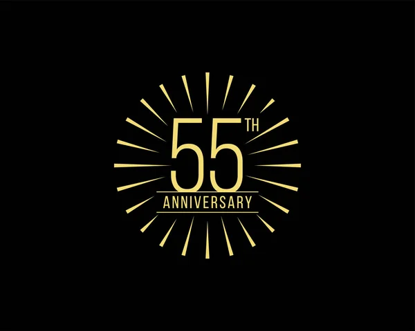Años Celebración Del Aniversario Vector Logo Design Template — Archivo Imágenes Vectoriales