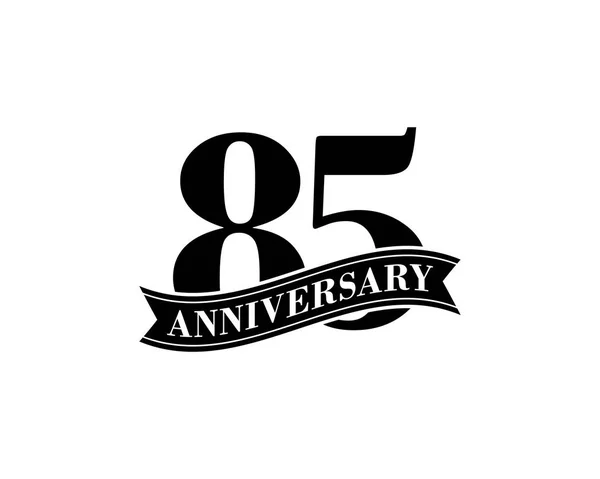 Años Celebración Del Aniversario Vector Logo Design Template — Archivo Imágenes Vectoriales