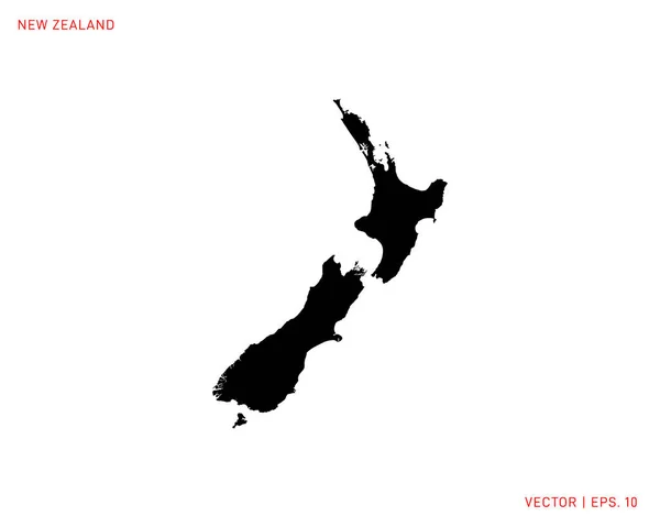 Nueva Zelanda Mapa Patrones Diseño Vectores — Vector de stock