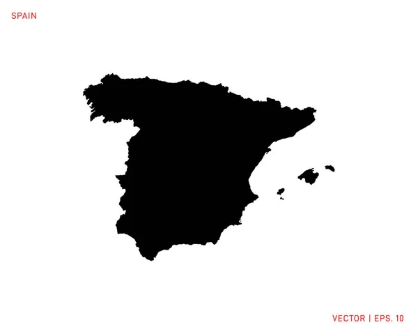 西班牙地图矢量设计模板 — 图库矢量图片