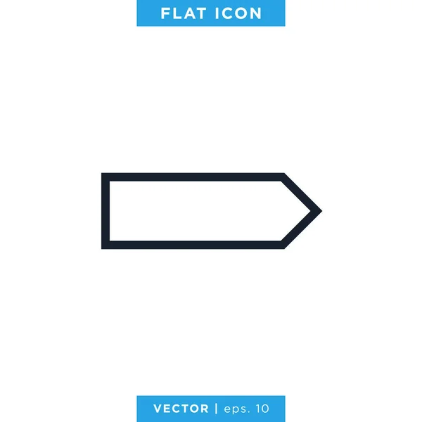 Pfeil Icon Vektor Design Vorlage — Stockvektor