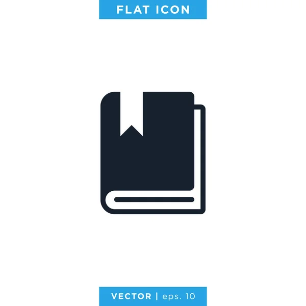 Bookmark Icon Vector Design Template — Stock Vector