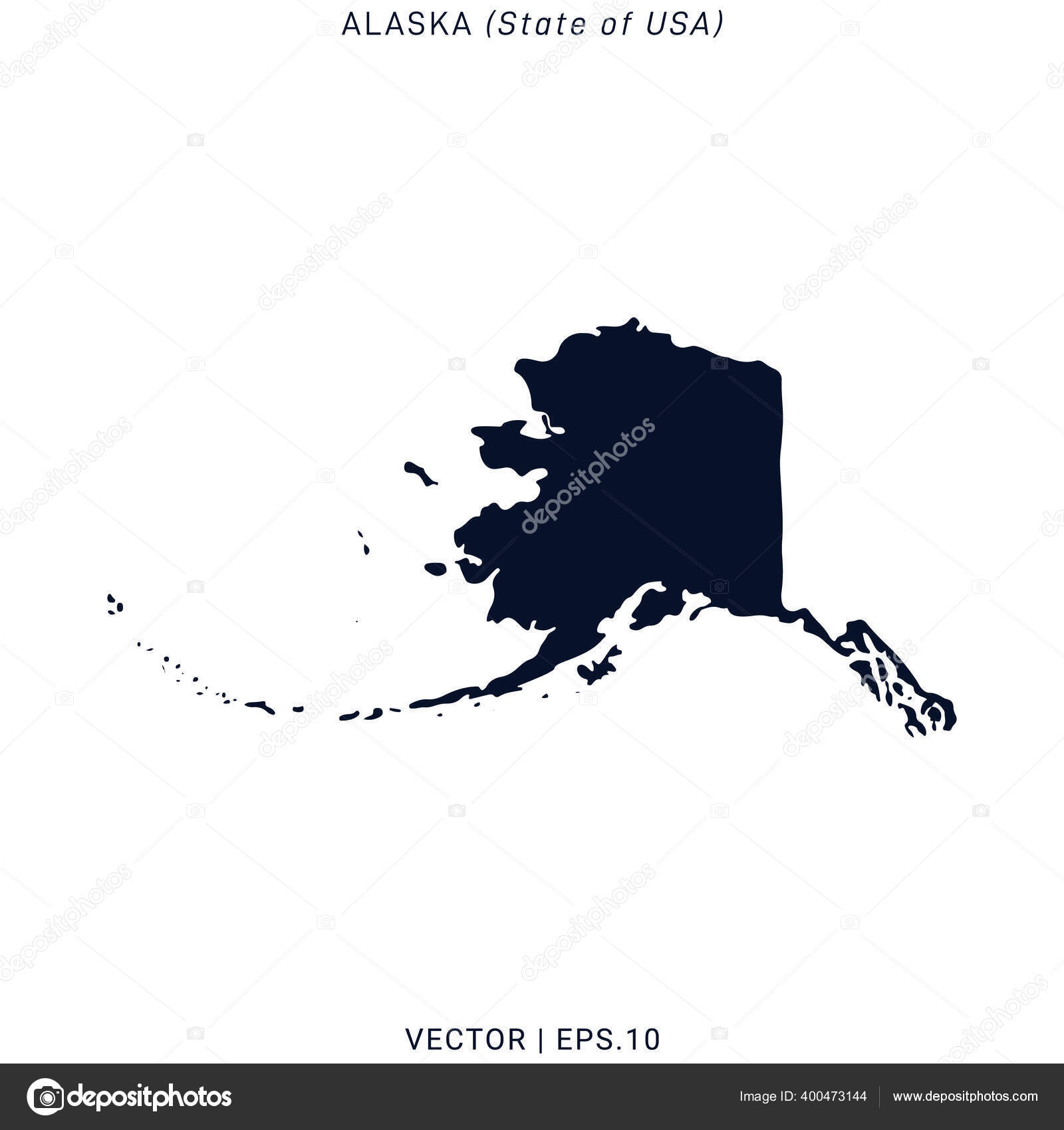 Map Alaska Vector Design Template Editable Vector Eps Stock Vector by  ©fafostock 400473144