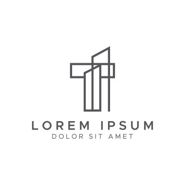 Harf T hattı logo tasarımı