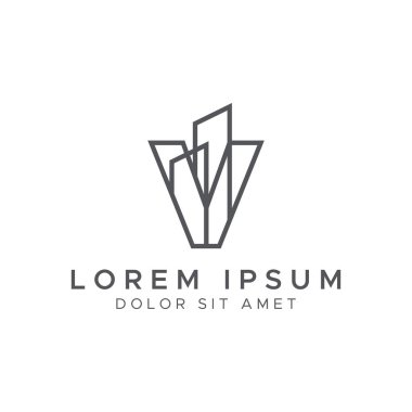V harfi logo tasarımı