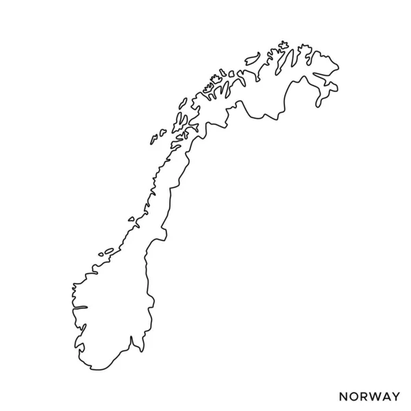 Шаблон Векторного Дизайна Норвегии Стол Голосования — стоковый вектор
