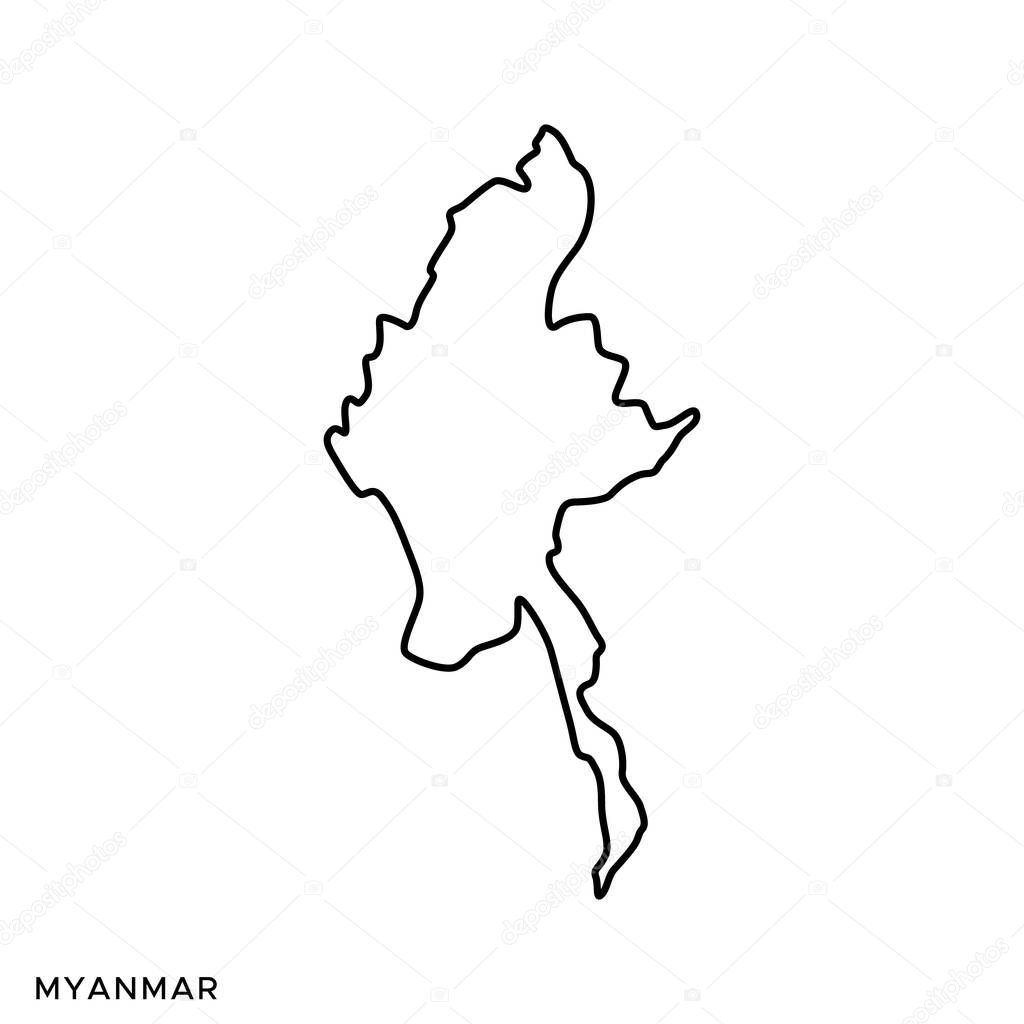 24+ Myanmar Map Drawing Background