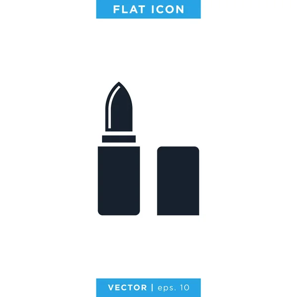 Lippenstift Icon Vector Design Template — Stockvektor