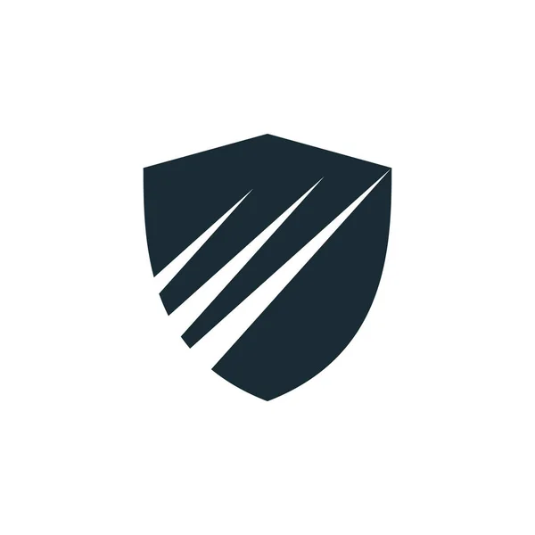 Kalkan Simgesi Vektör Logo Tasarımı Şablonu — Stok Vektör