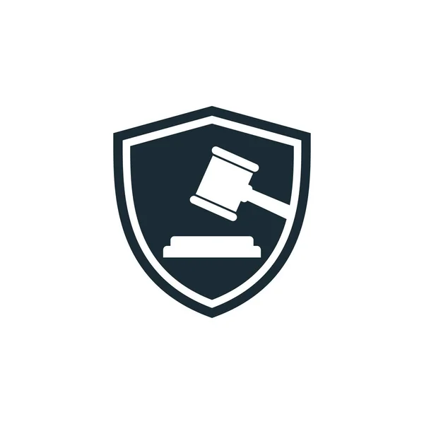 Shield Icon Vector Logo Ontwerp Sjabloon — Stockvector