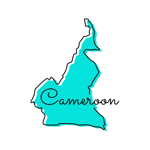 Plantilla Diseño Vectorial Camerún — Vector de stock