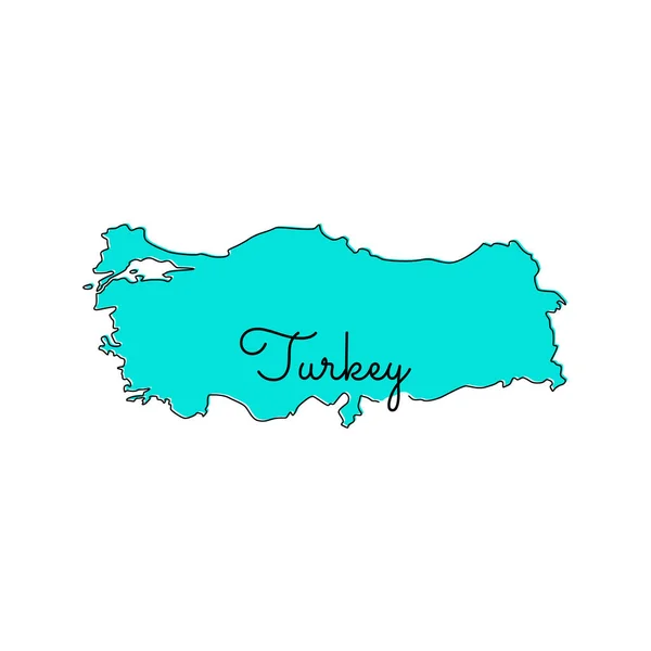 Map Turkey Vector Design Template — стоковий вектор