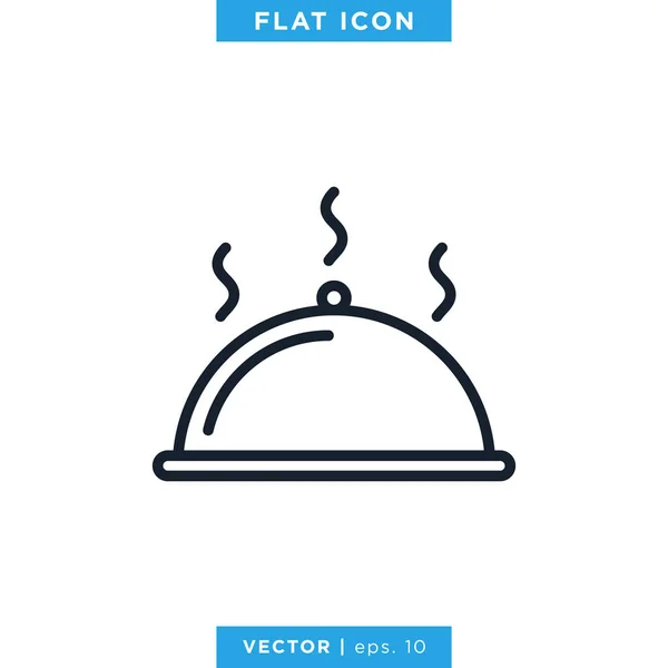 Food Tray Icon Icon Vector Design Template Вектор — стоковый вектор