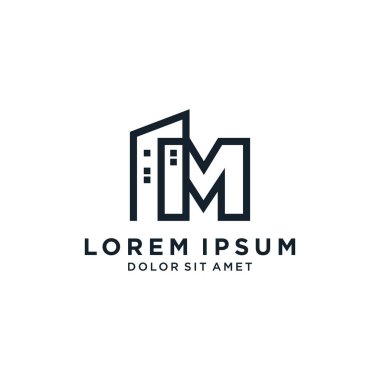 İnşaat şirketinin amblemi olan M harfi.