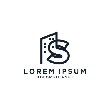 İnşaat şirketinin logosuna sahip S harfi.