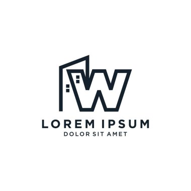 İnşaat şirketinin logosuna sahip W harfi.