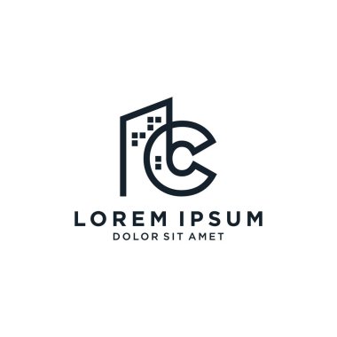 İnşaat şirketinin logosuna sahip C harfi.