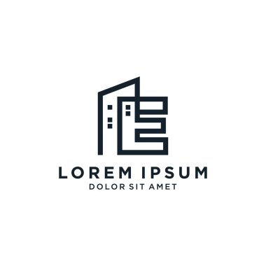İnşaat şirketinin logosuna sahip E harfi.