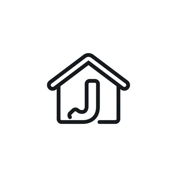 House Icon Vector Design Template — 스톡 벡터