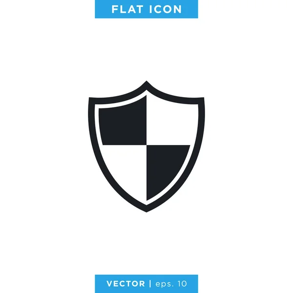 Shield Icon Vector Illustratie Logo Design Template Vector Eps — Stockvector