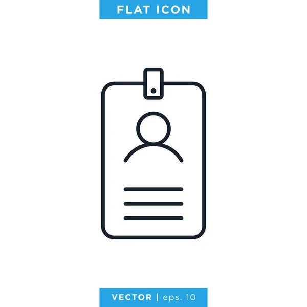 Card Icon Vector Design Template Trendiger Stil Mit Editierbarem Strich — Stockvektor