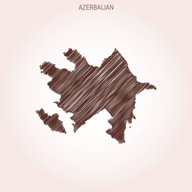 Azerbaycan Tasarım Şablonu Karalama Haritası.