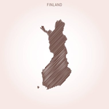 Finlandiya Tasarım Şablonu Karalama Haritası.