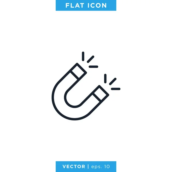 Magnet Icon Vector Design Vorlage — Stockvektor