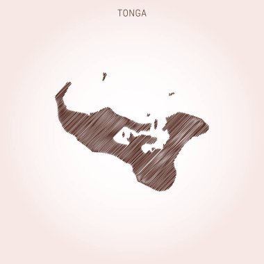 Tonga Tasarım Şablonu Karalama Haritası.