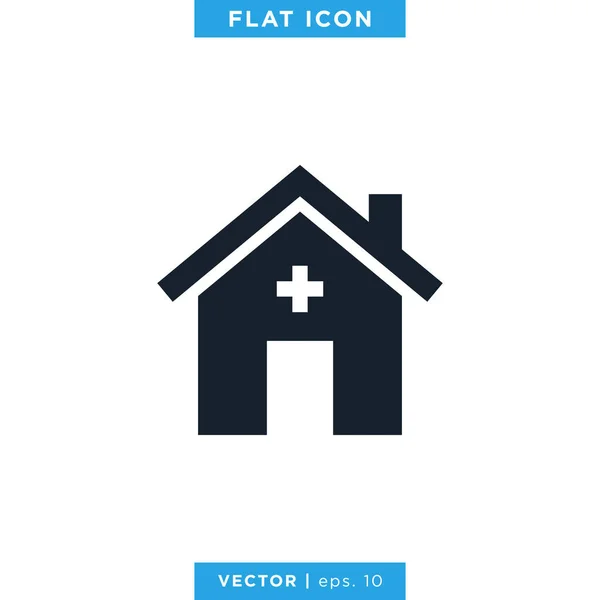 Home Huis Ikoon Vector Logo Ontwerp Template — Stockvector
