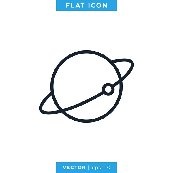 Шаблон Дизайна Planet Icon Vector Стол Голосования — стоковый вектор