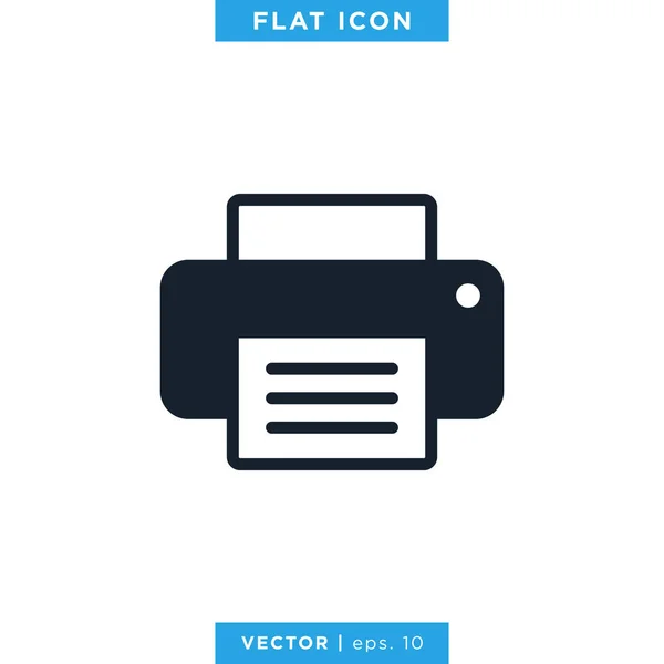 Druckvorlage Für Icon Vector Design — Stockvektor