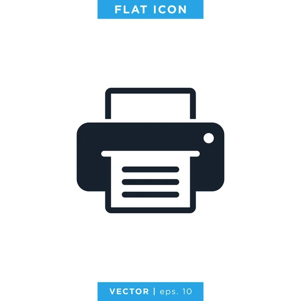 Druckvorlage Für Icon Vector Design — Stockvektor