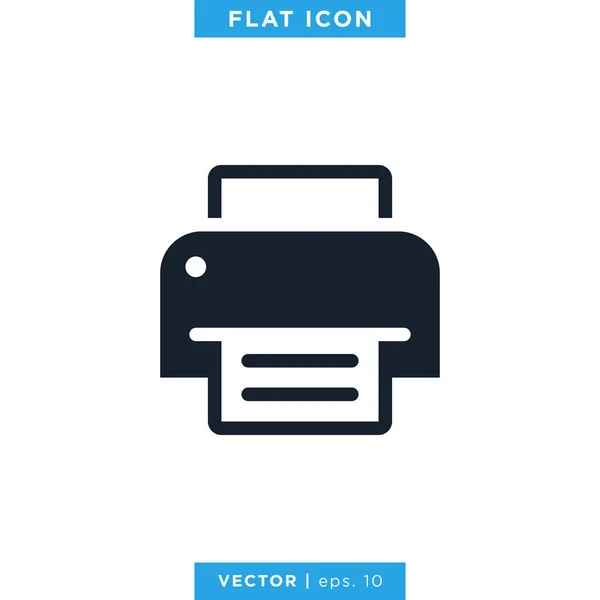 Druckvorlage Für Icon Vector Design — Stockvektor
