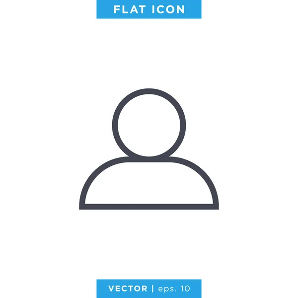 Modèle Conception Vectorielle Icône Profil Course Modifiable — Image vectorielle