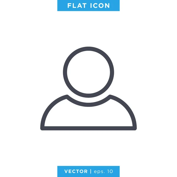 Modèle Conception Vectorielle Icône Profil Course Modifiable — Image vectorielle