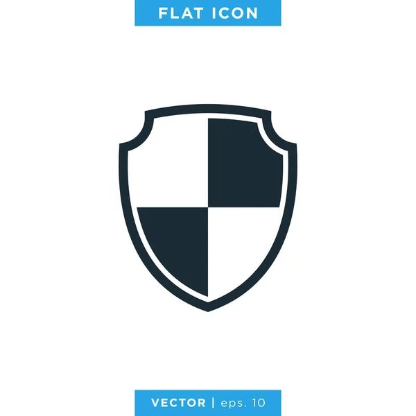 Shield Icon Vector Illustratie Logo Design Template Vector Eps — Stockvector