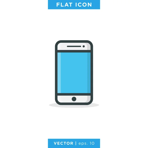 Smart Phone Icon Vector Logo Design Sjabloon — Stockvector