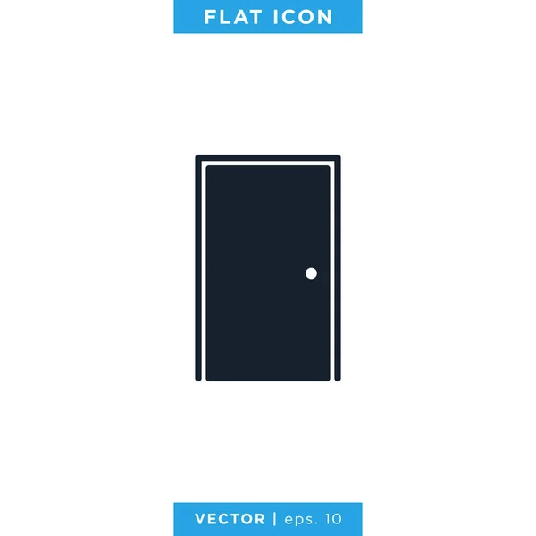 Tür Icon Vector Design Template — Stockvektor