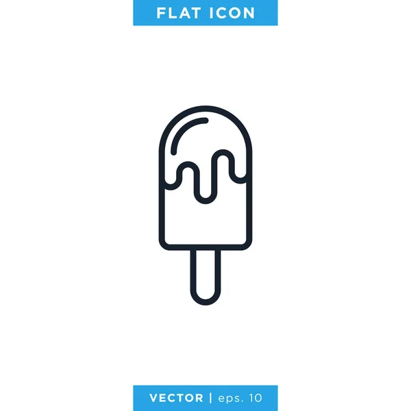 Шаблон Векторного Дизайна Мороженого Стол Голосования — стоковый вектор