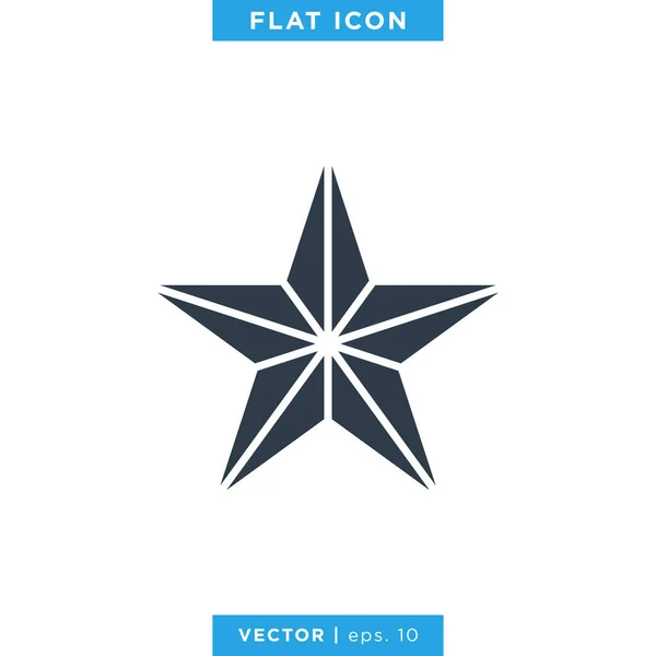 Star Icon Vector Logo Design Template Bewerkbare Vector Eps — Stockvector