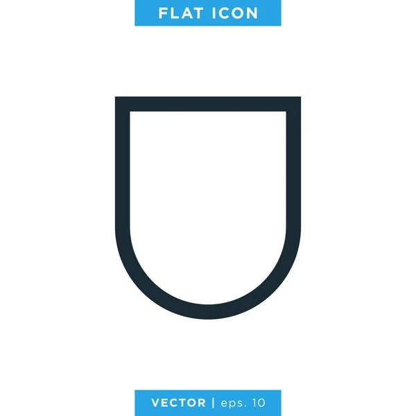 Shield Icon Vector Logo Design Vorlage — Stockvektor
