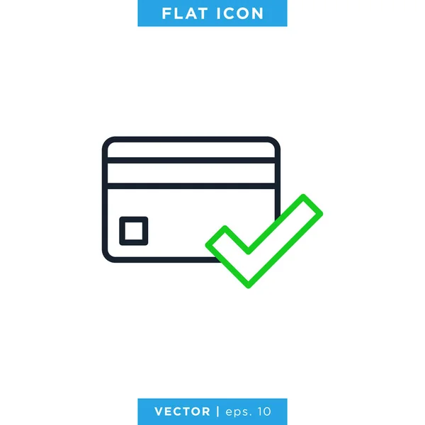 Betaling Succesvolle Icon Vector Design Template Bewerkbare Beroerte — Stockvector