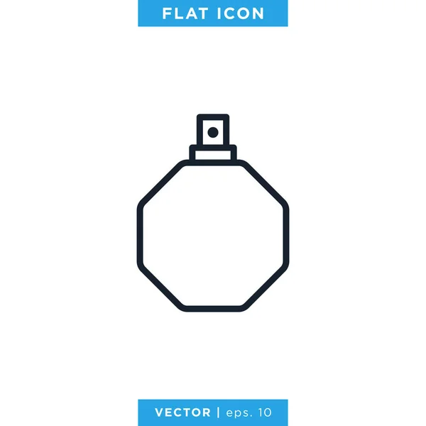 Parfym Ikonen Vektor Design Mall Redigerbar Stroke — Stock vektor