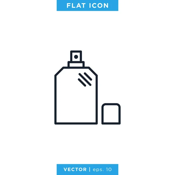 Perfume Icon Vector Design Template Colpo Modificabile — Vettoriale Stock