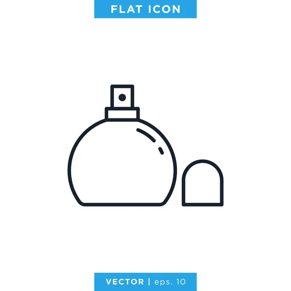 Perfume Icon Vector Design Template Colpo Modificabile — Vettoriale Stock
