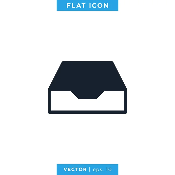Archive Storage Icon Vector Design Template Editable Vector Eps — Stock Vector