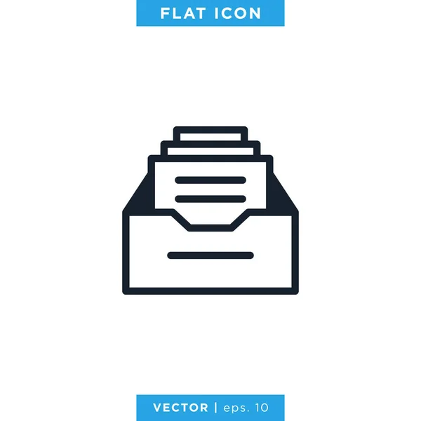 Archive Storage Icon Vector Design Template — Stockvektor