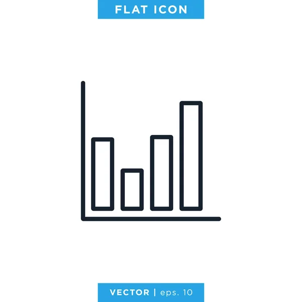 Crescita Finanziaria Grafico Business Growth Modello Progettazione Vettoriale Icone Analitiche — Vettoriale Stock